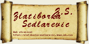 Zlatiborka Sedlarević vizit kartica